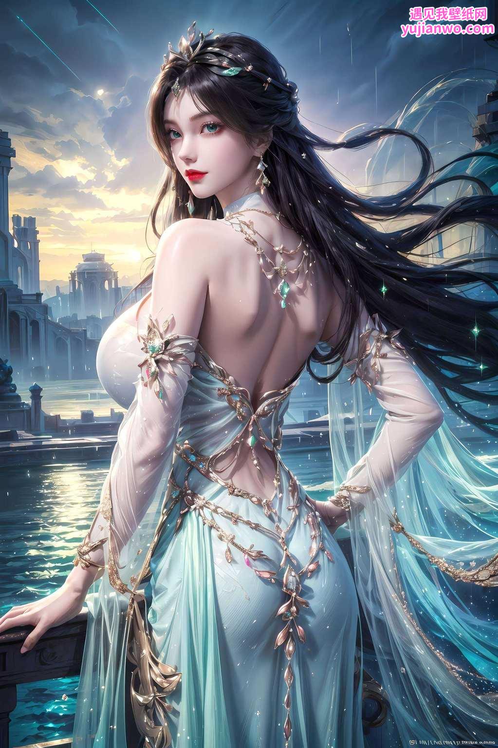 绘完美世界之奥妙desktop 上彰显国漫女神之仪态