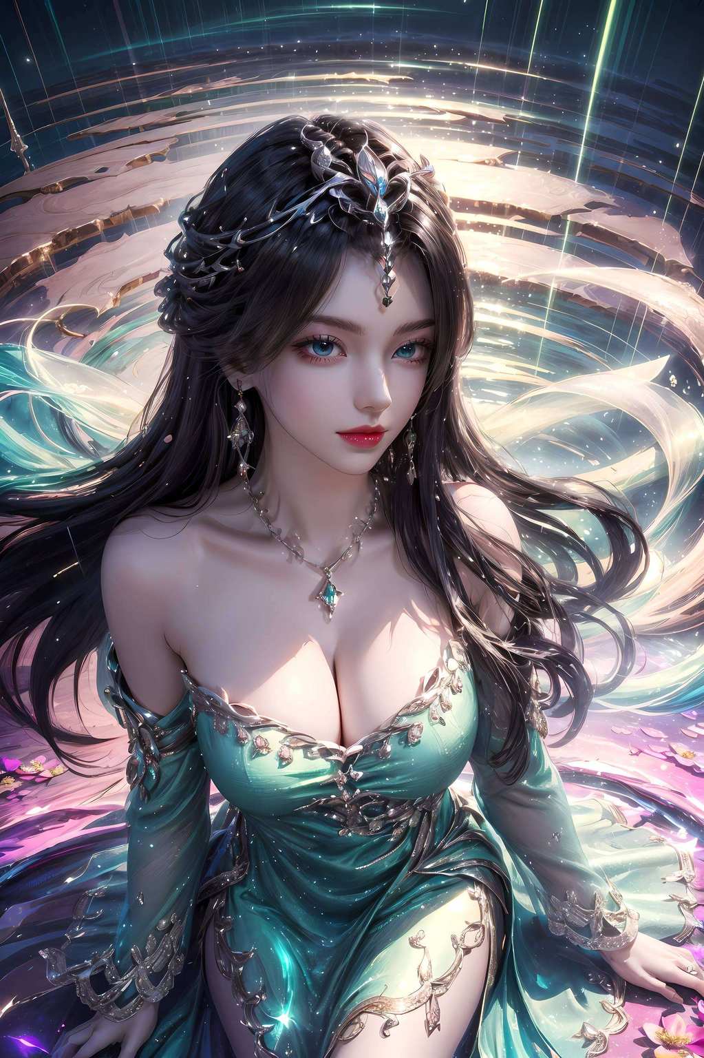 柳智敏神她身着飘逸的古装