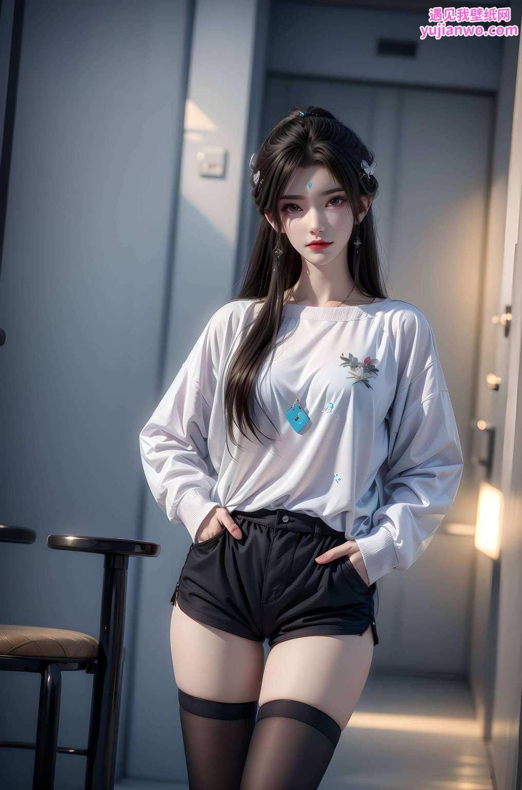 一对如水美眸仿佛打开了完美世界的画卷