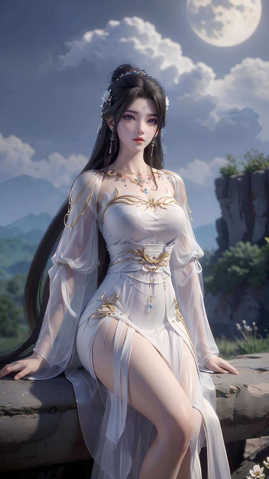 动漫神韵凝壁纸嵌幽兰