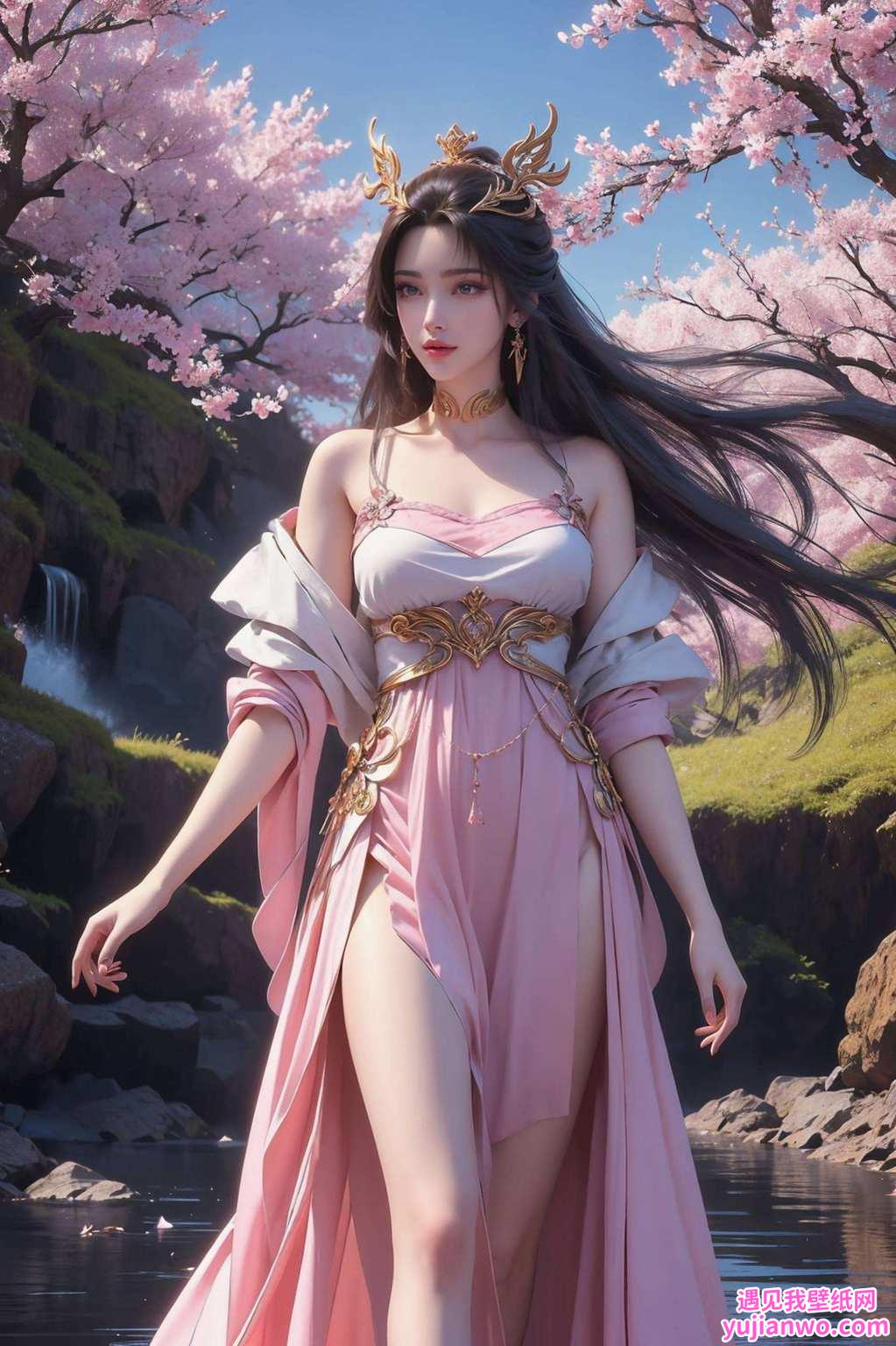 天狐仙子她的每一根狐毛都闪耀着神秘的光芒