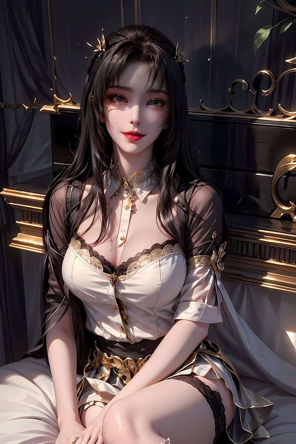 动漫美女的魅力她的美貌和玄幻气质