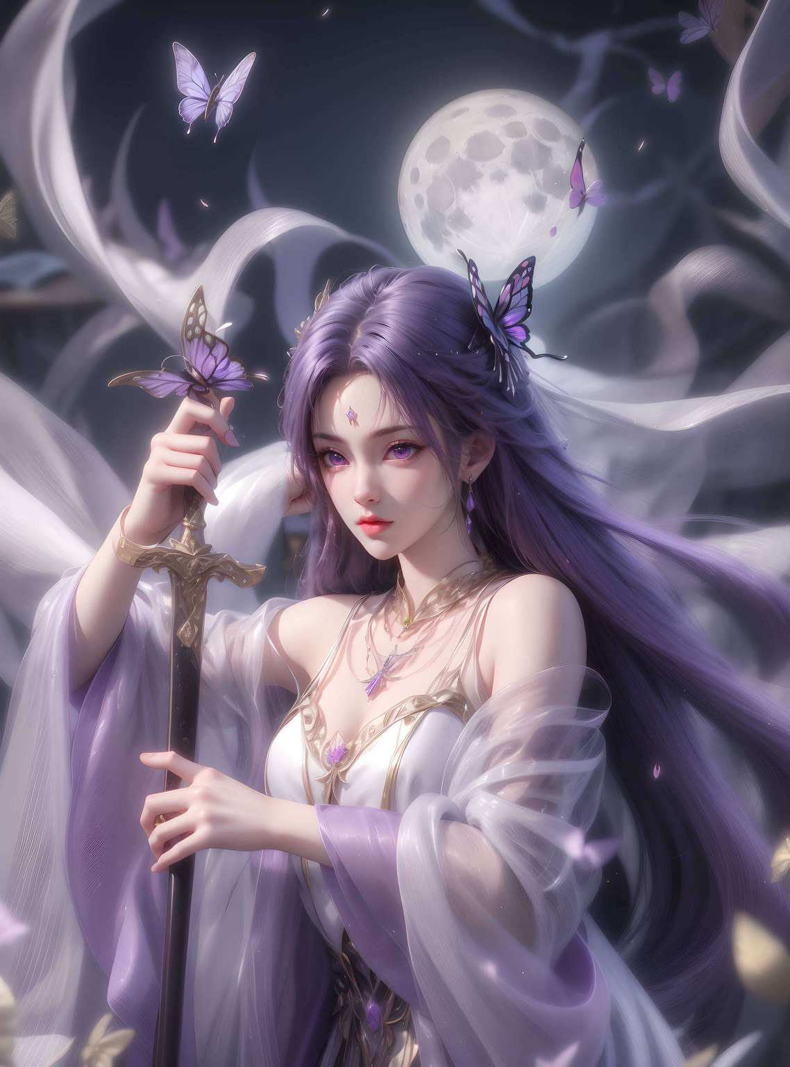 她是国漫中的璀璨明珠美得让人心醉神迷