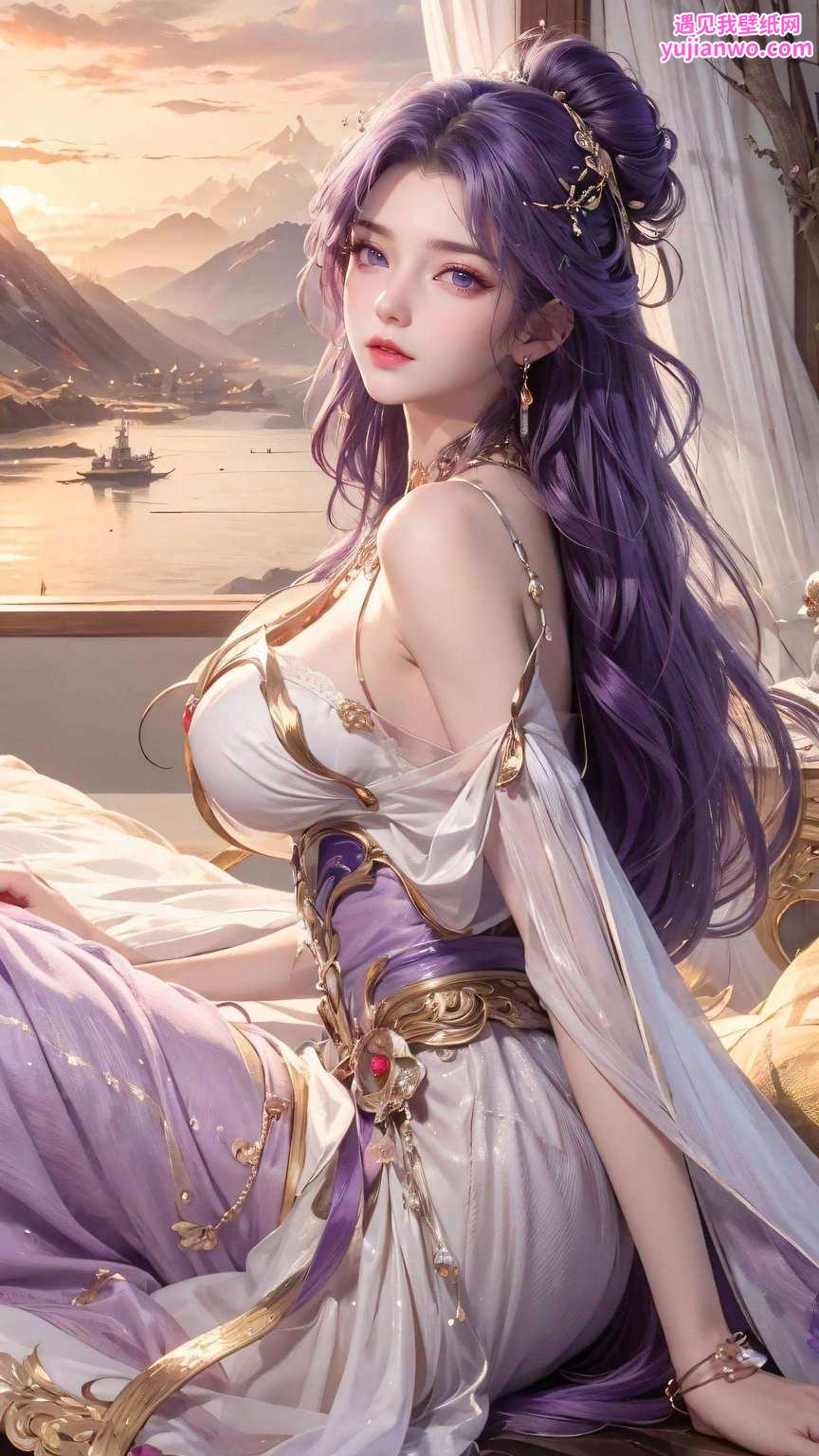 动漫美女与国漫女神的交织仿佛诉说着一段梦幻的玄幻故事