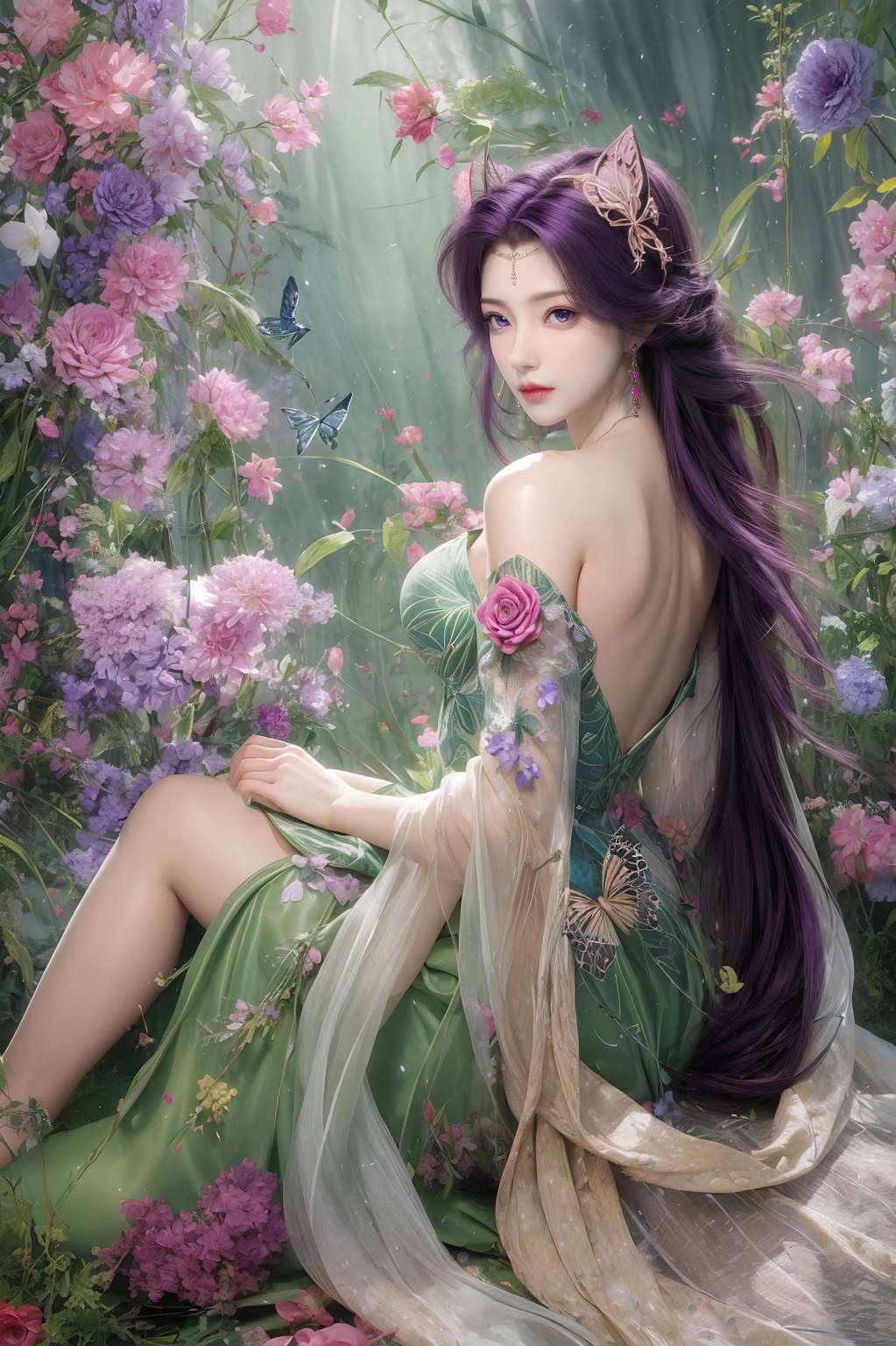 她的倩影在国漫世界中独树一帜宛若《完美世界》中的仙子降临凡尘