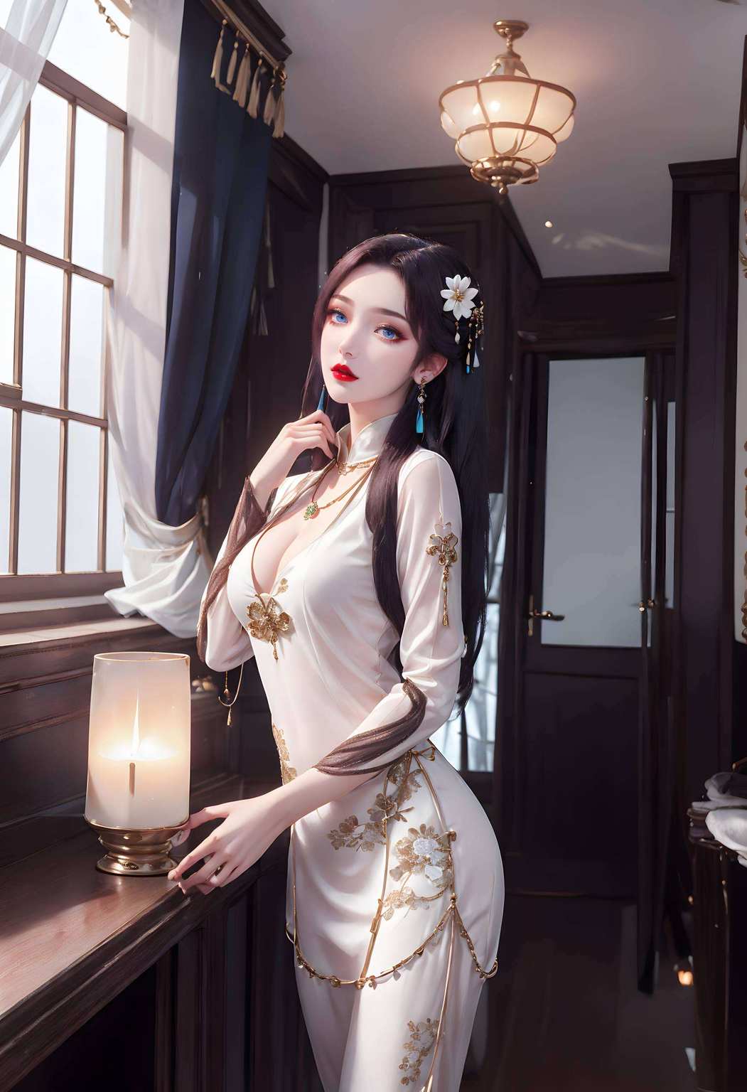 还是动漫壁纸这款壁纸将国漫女神的韵味展现得淋漓尽致