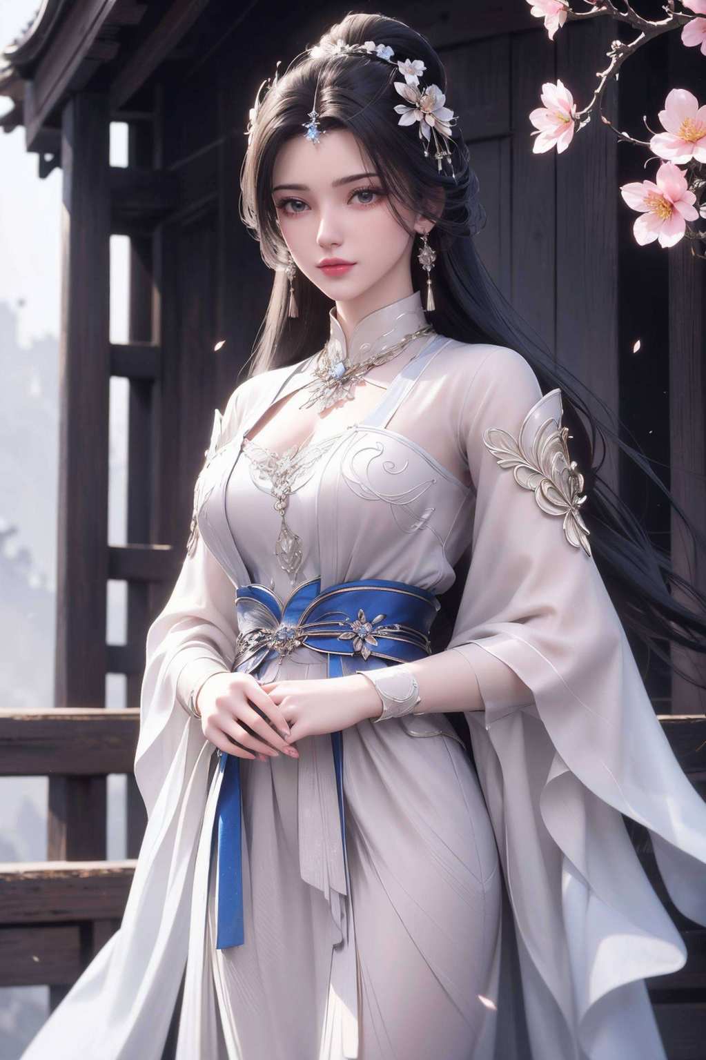 这款国漫女神的身材动态壁纸感受玄幻世界的无尽魅力