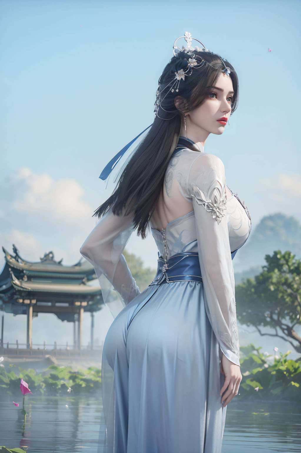就像是从画中走出的仙子更是让无数电脑桌面焕然一新