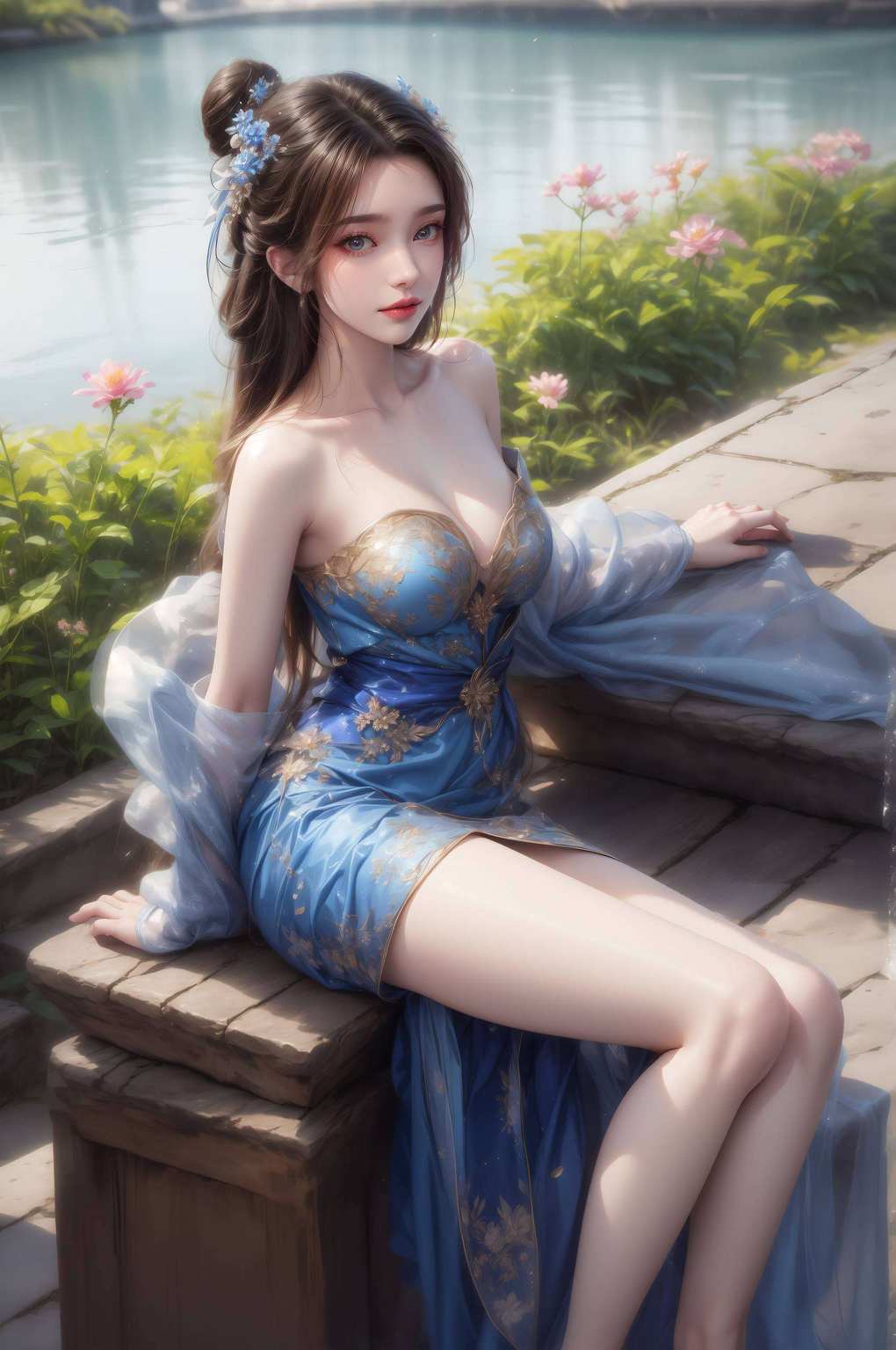 动漫美女的韵味成为桌面装饰的绝美风景
