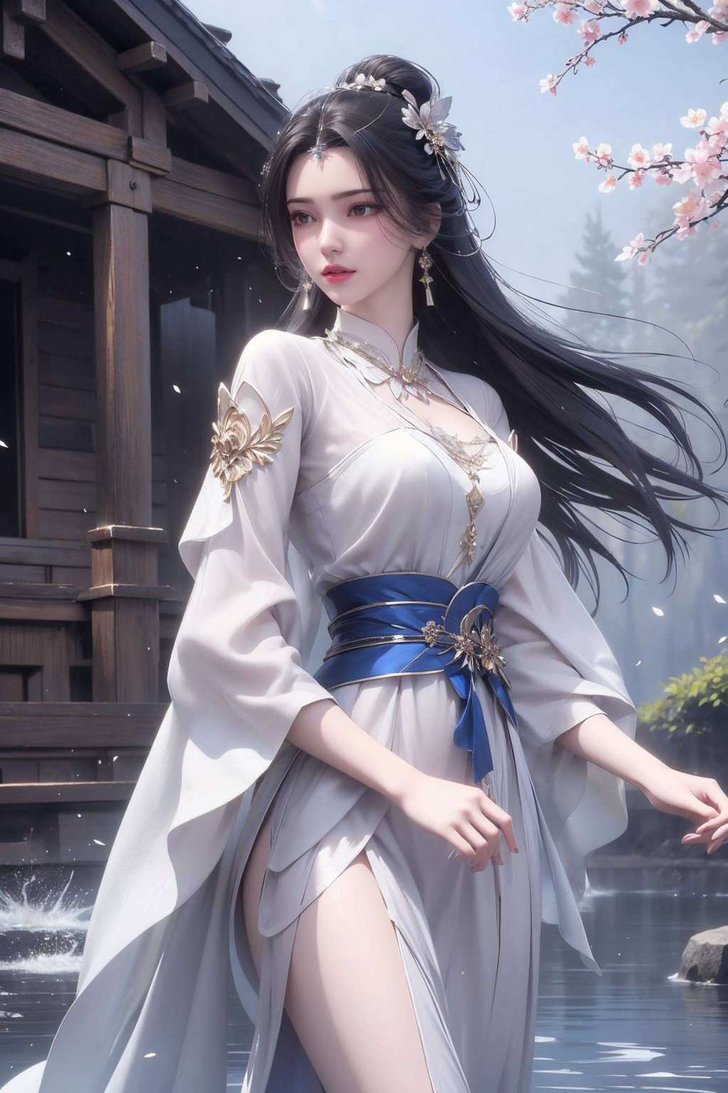 仿佛在感叹人生的每一次转变在国漫的绚丽世界里
