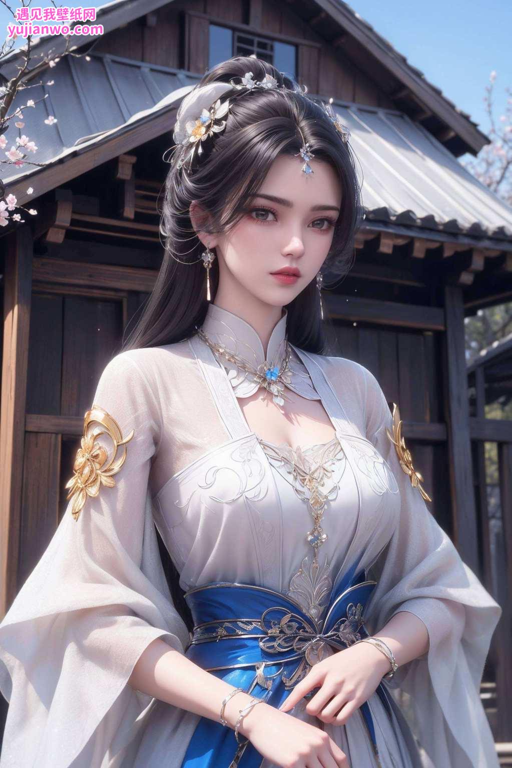 让我们一起沉浸在这美妙的国漫女神世界里吧！今儿给大家介绍一款李慕婉的精品壁纸高清大图