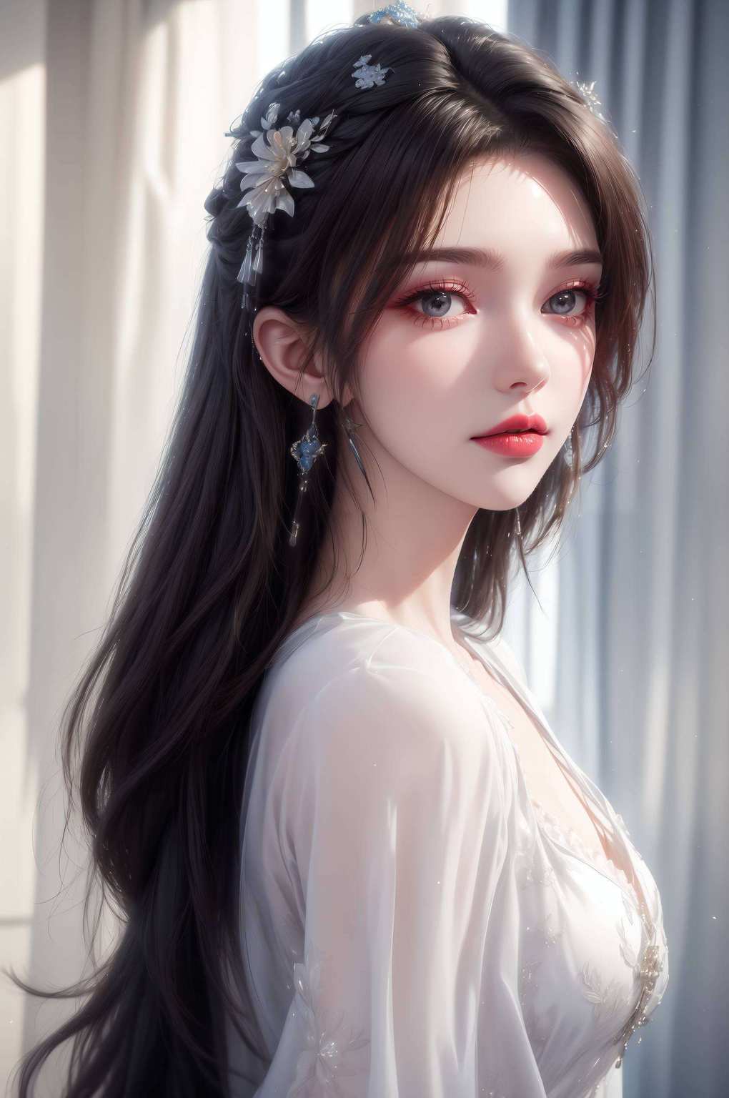 李慕婉在绚丽多彩的国漫世界中