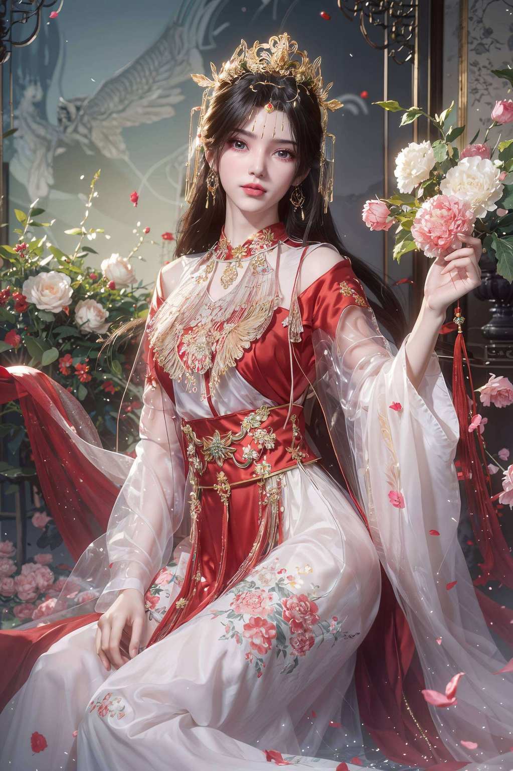 她是国漫中的美丽精灵灵动眼神藏着无尽神秘