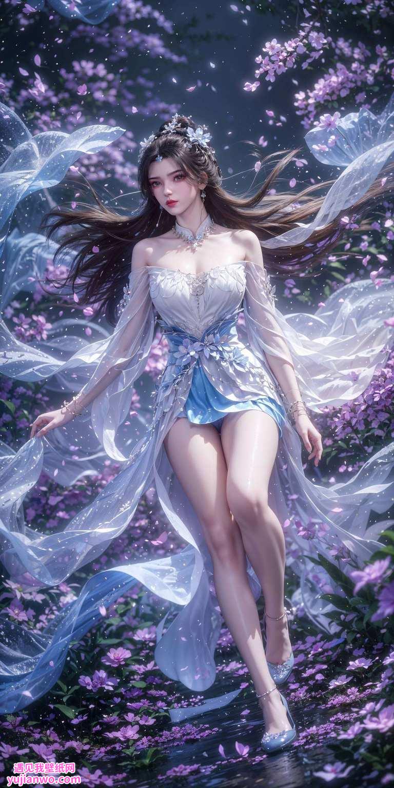 美女相伴仪态万千