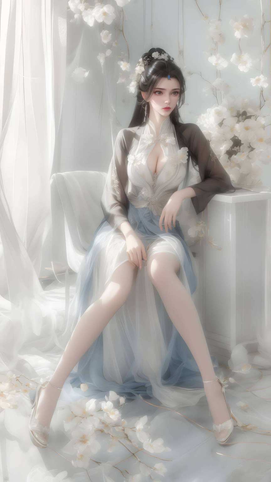 今天给大家带来的是一组超级精美的AI绘画生成作品——李慕婉最新壁纸图片！这可不是一般的壁纸它是融合了国漫女神李慕婉的优雅气质和玄幻世界的神秘魅力