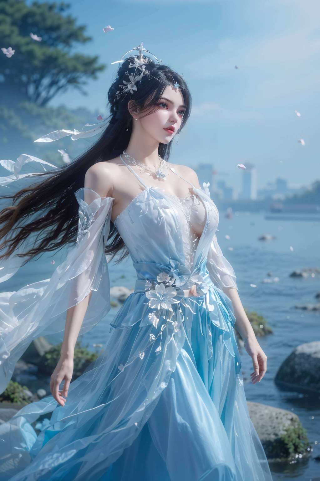 高清全身壁纸尽在李慕婉！这位来自《仙逆》的绝世美女