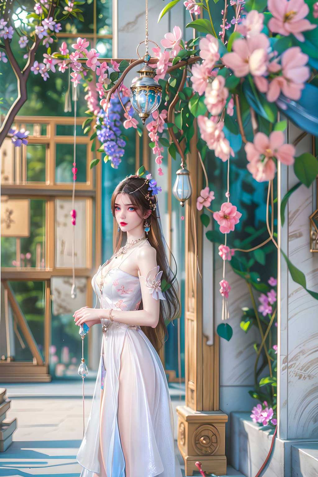 那眼神儿犀利得能戳破天际让李慕婉的美貌和仙气儿装点你的电脑桌面
