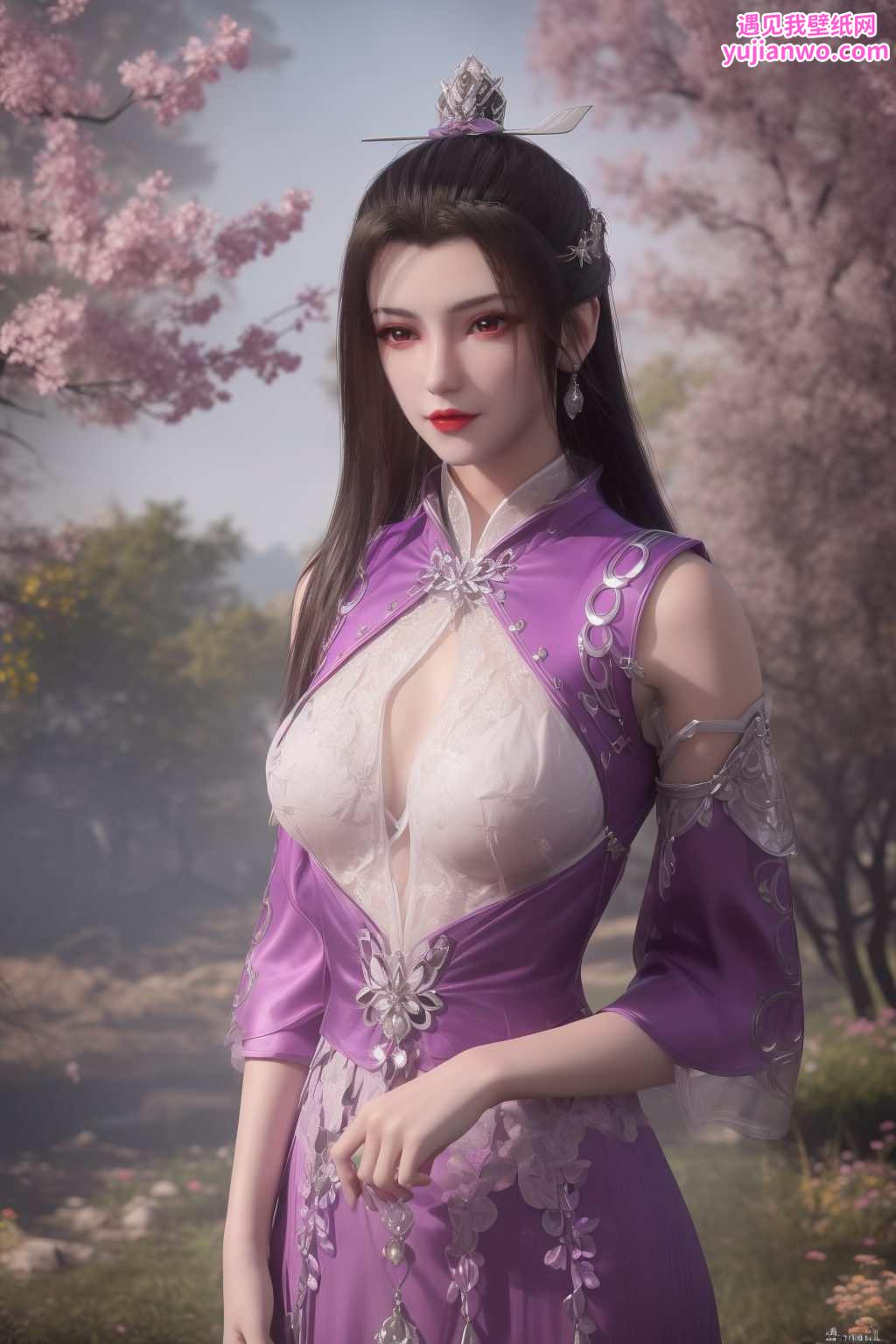 那可爱劲儿看这儿！说的是谁呢？柳眉壁纸上的那位国漫女神