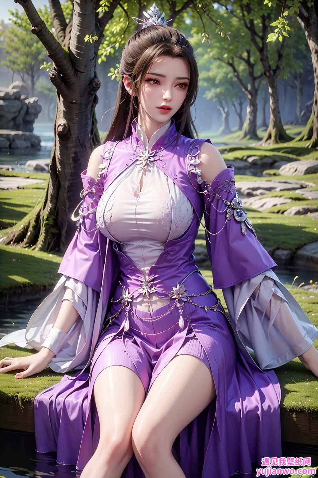 如同画中人她是国漫的精灵
