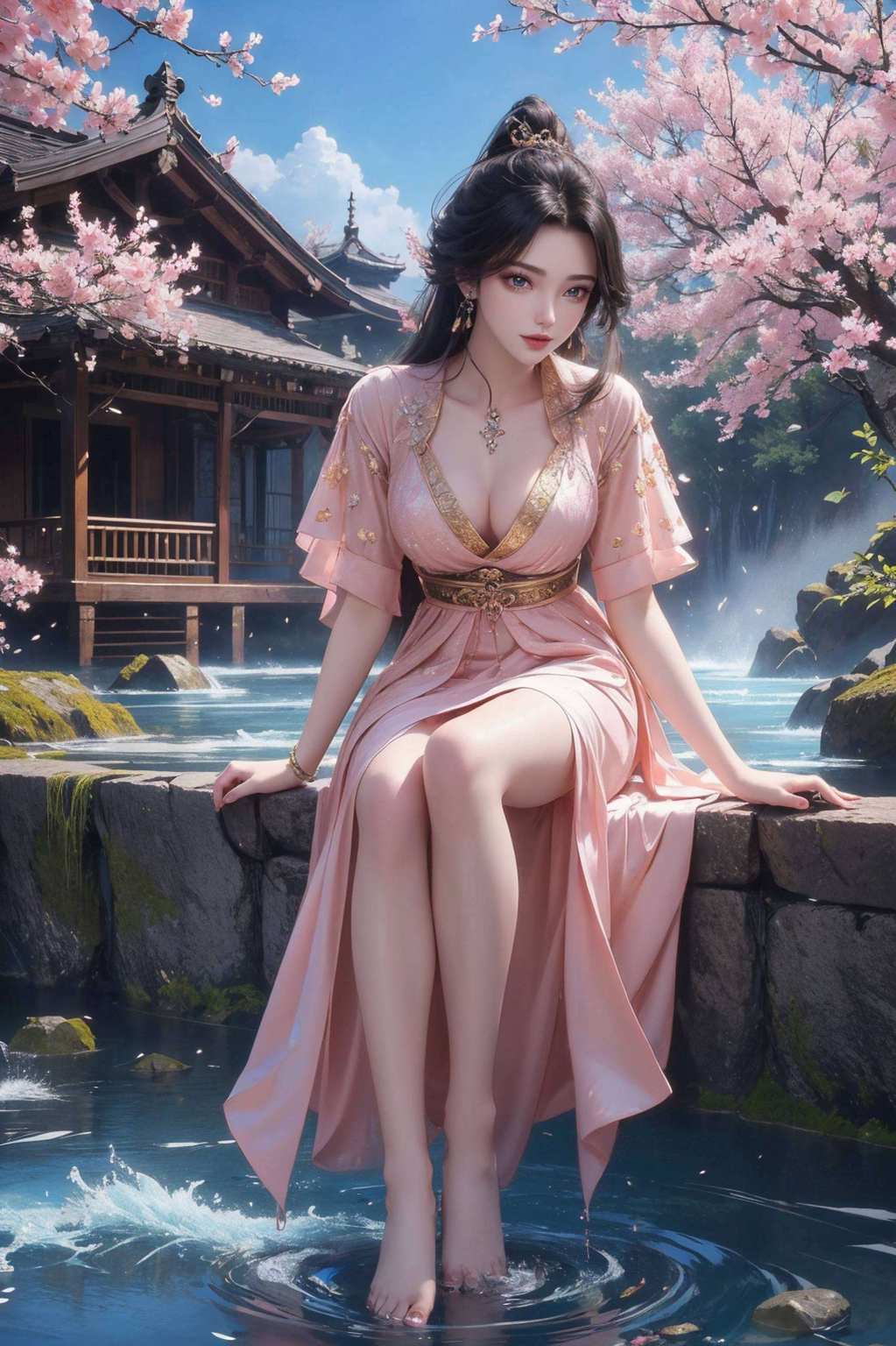 她的倩影化作壁纸在此绽放无遗！