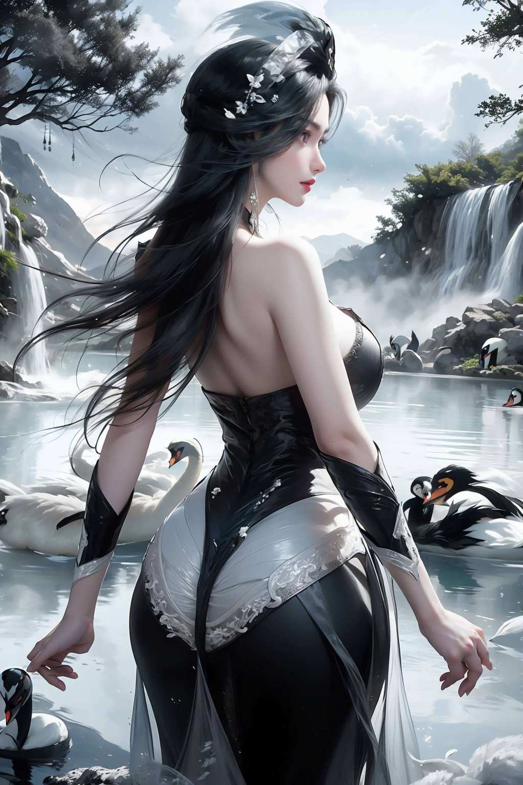 成为无数粉丝心中最美的桌面装饰她的倩影如梦似幻