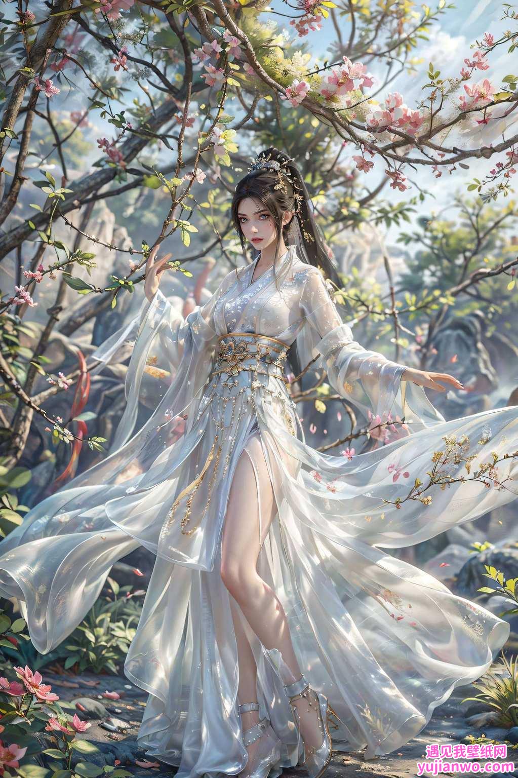 每一次凝望她方清雪如一朵盛开的花