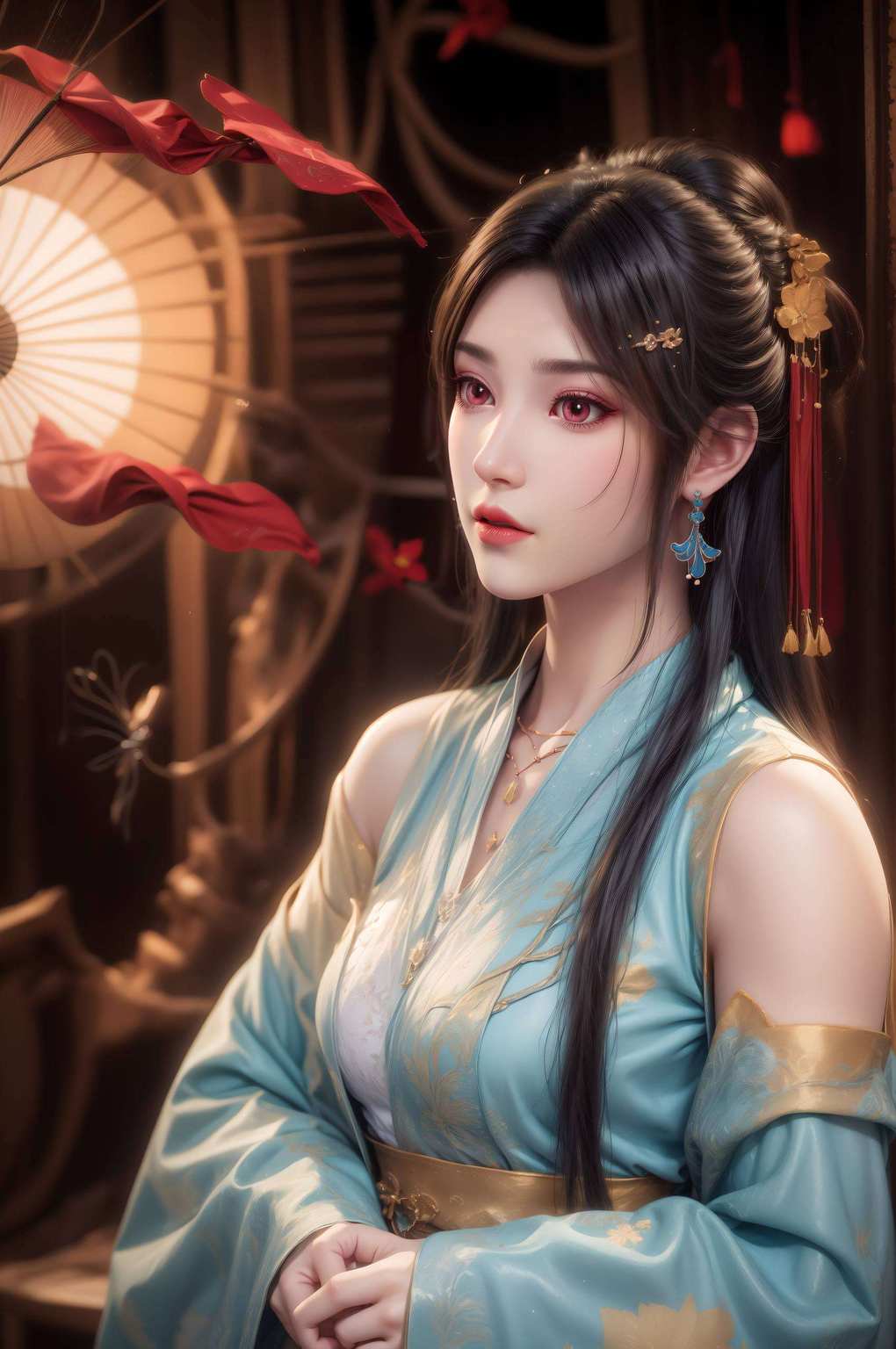 搞起玄幻来也是一把好手保证你的桌面瞬间高大上！别看她是国漫美女
