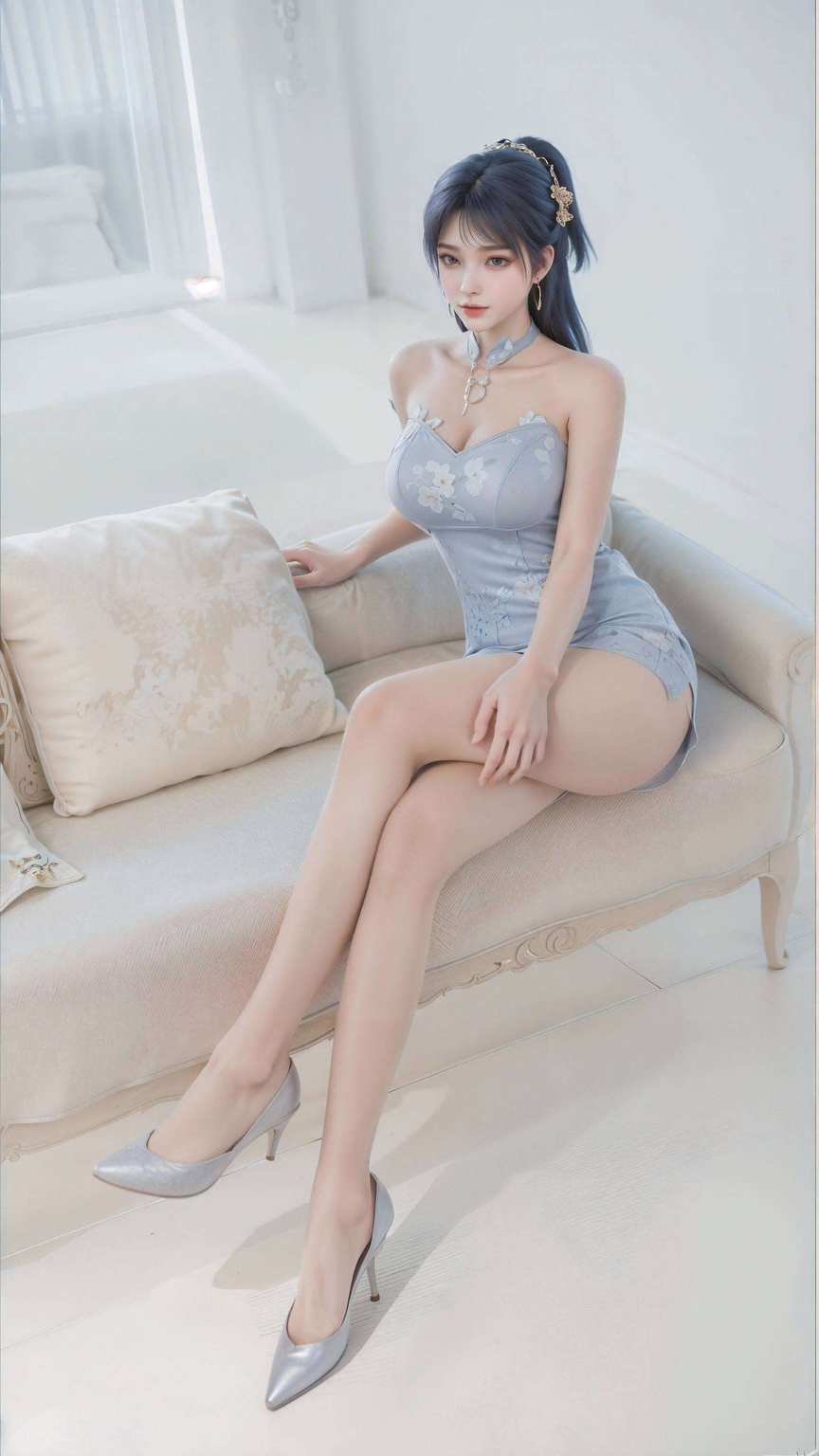 将她的倩影定格宛如一朵盛开在玄幻天空的娇艳花朵
