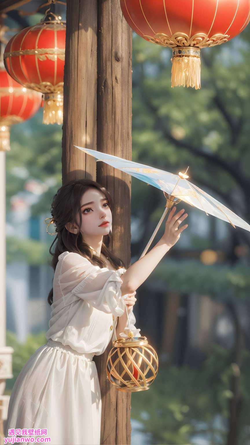 她是国漫中的女神各位动漫迷们！今天给大家带来一款超炫酷的屏保壁纸