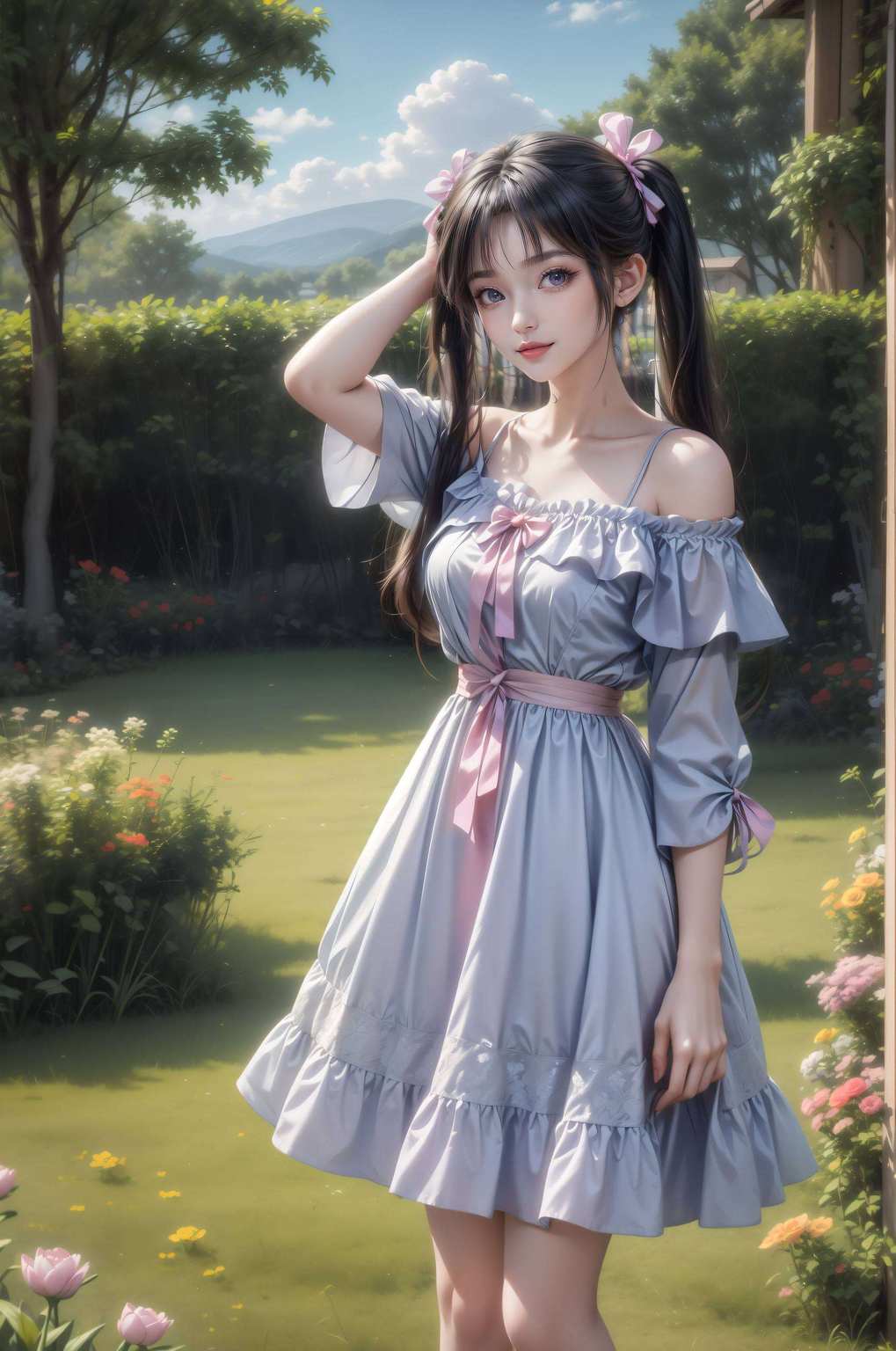 高清桌面装饰图动漫美女齐聚眼！