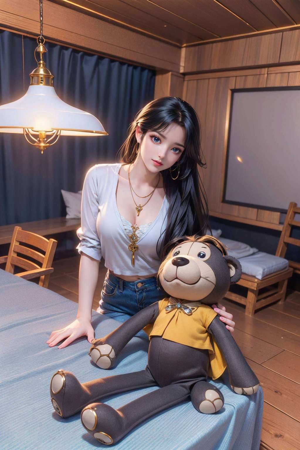 国漫美女的风华轻轻摇曳在国漫的画卷上