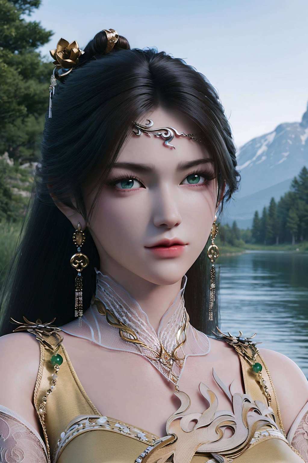 她是国漫中的绝世美女她的笑容璀璨如繁星