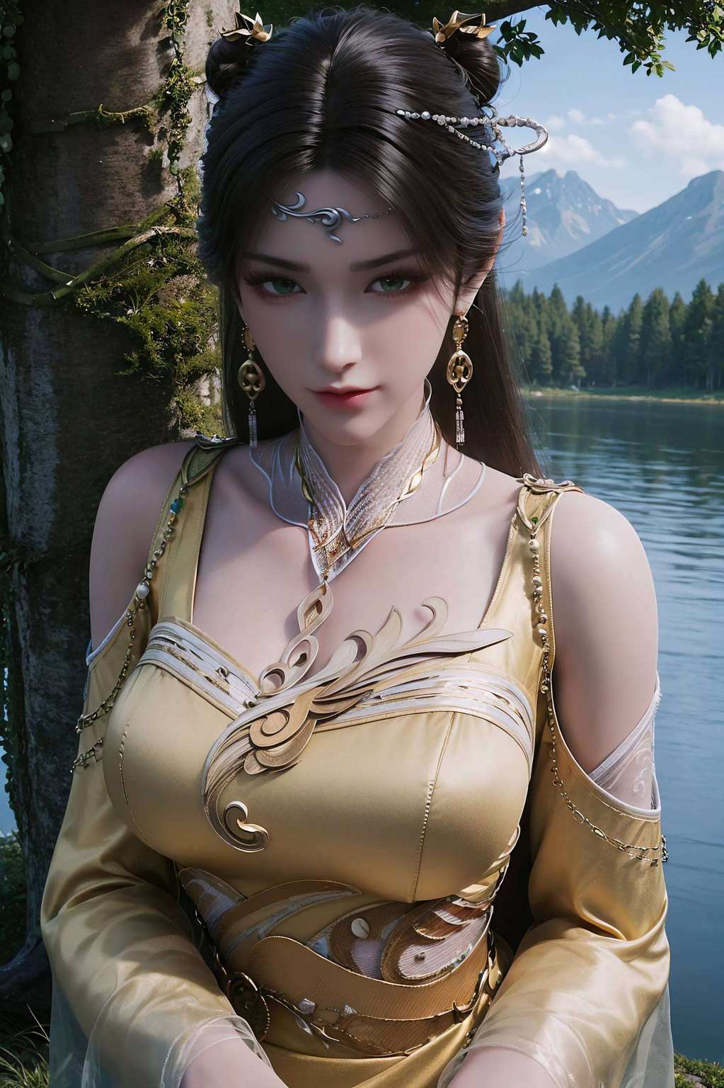 瓶儿身影犹如仙境在眼前