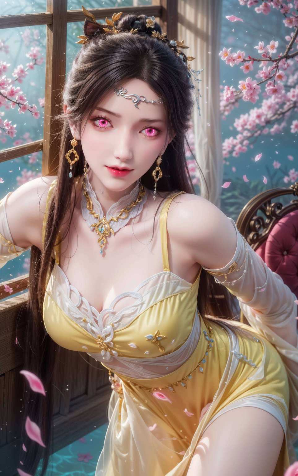 如同她的性格她是国漫中的绝世美女