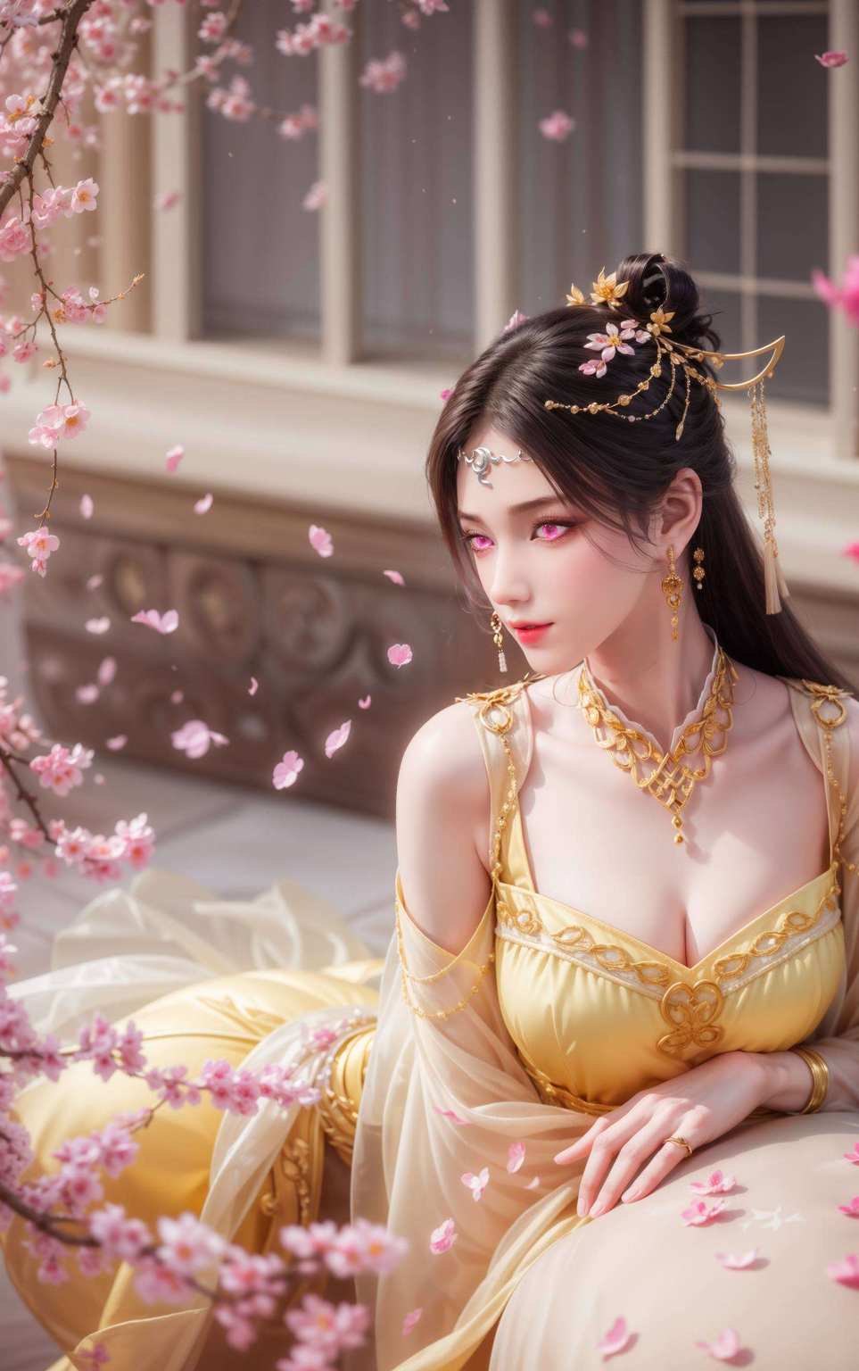 金瓶儿挺胸壁纸映入眼帘仿佛诉说着千古不变的玄幻故事