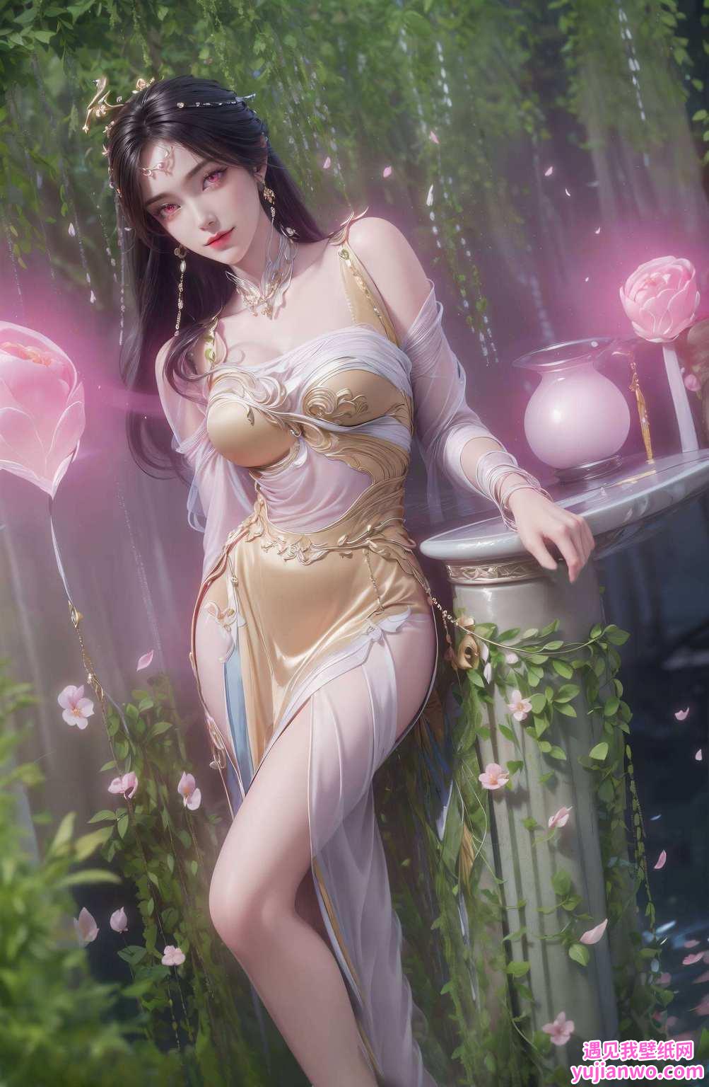 金瓶儿那婀娜多姿的身影美得如此不真实