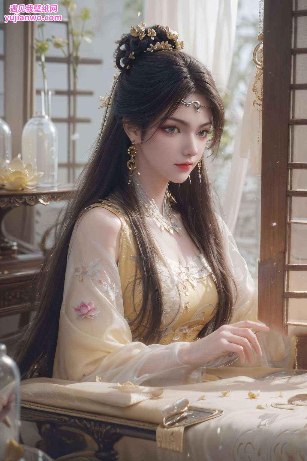 不仅成了国漫界的壁纸宠儿让你的PC也感受一下国漫女神的灵动魅力吧！”