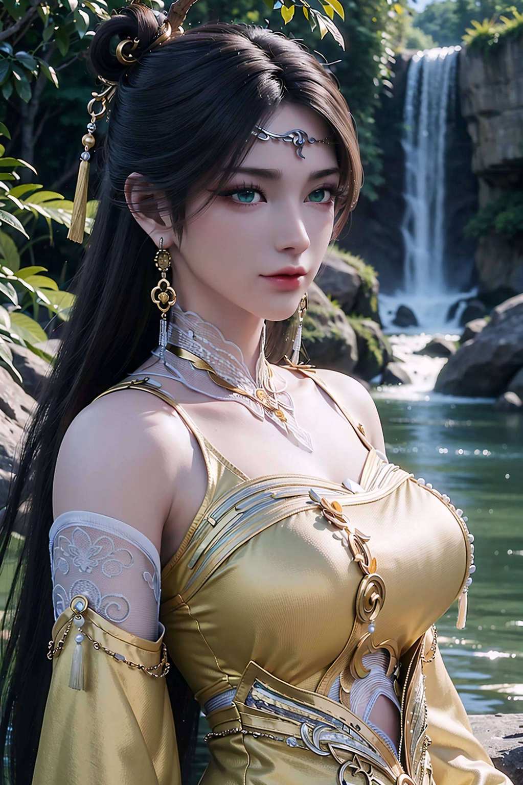 更是国漫女神的代表金瓶儿一挺胸
