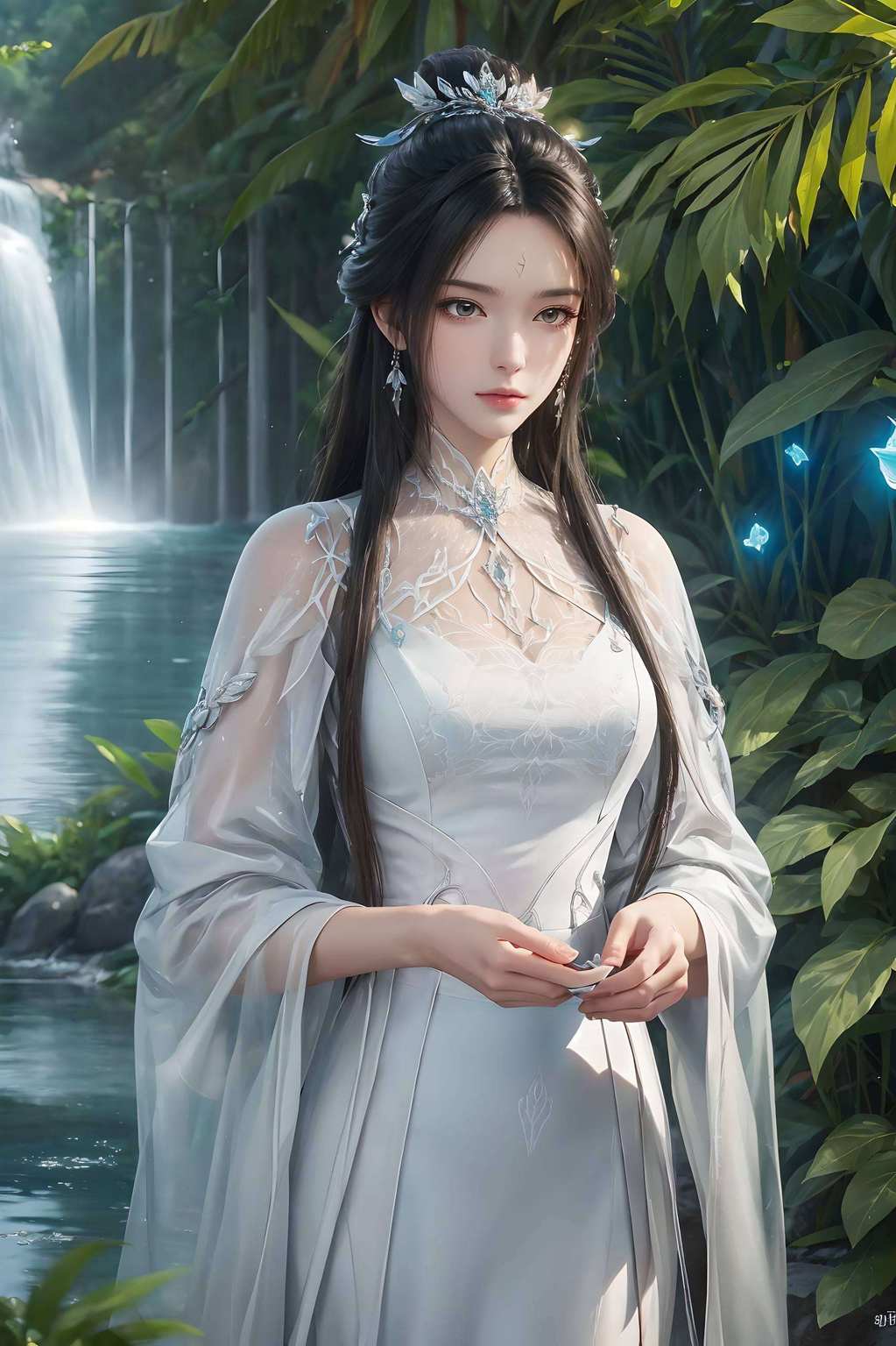 陆雪琪以其清冷脱俗的气质美的令人窒息
