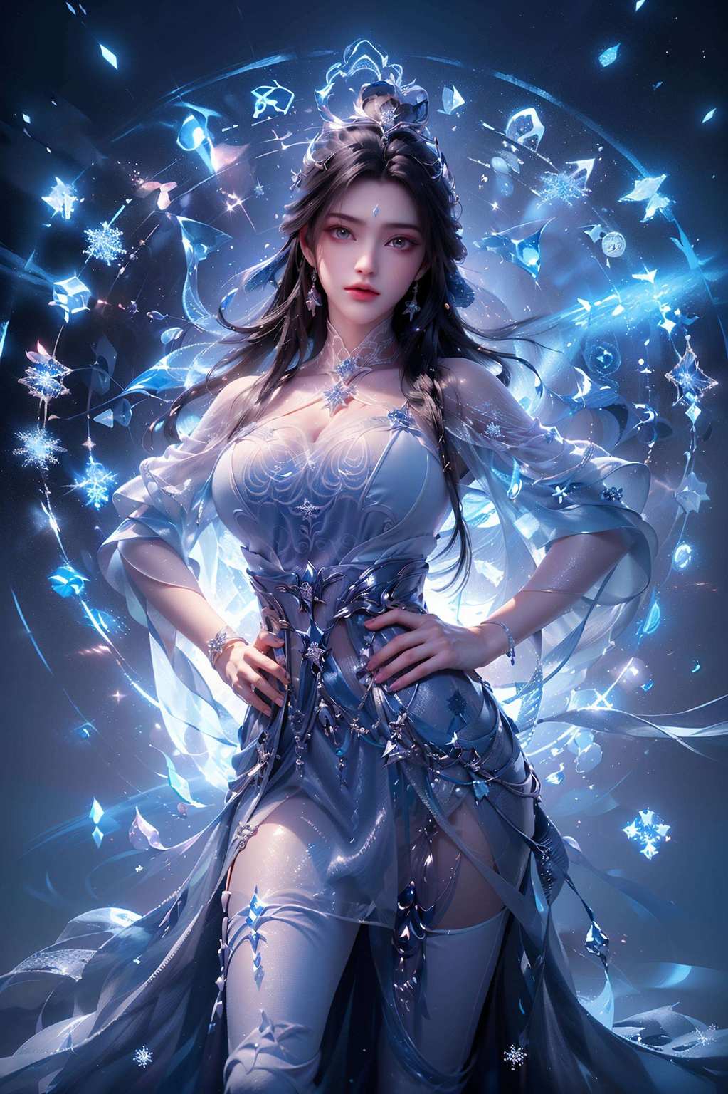 如同画卷中走出的仙子仿佛在诉说着千年的故事与传说