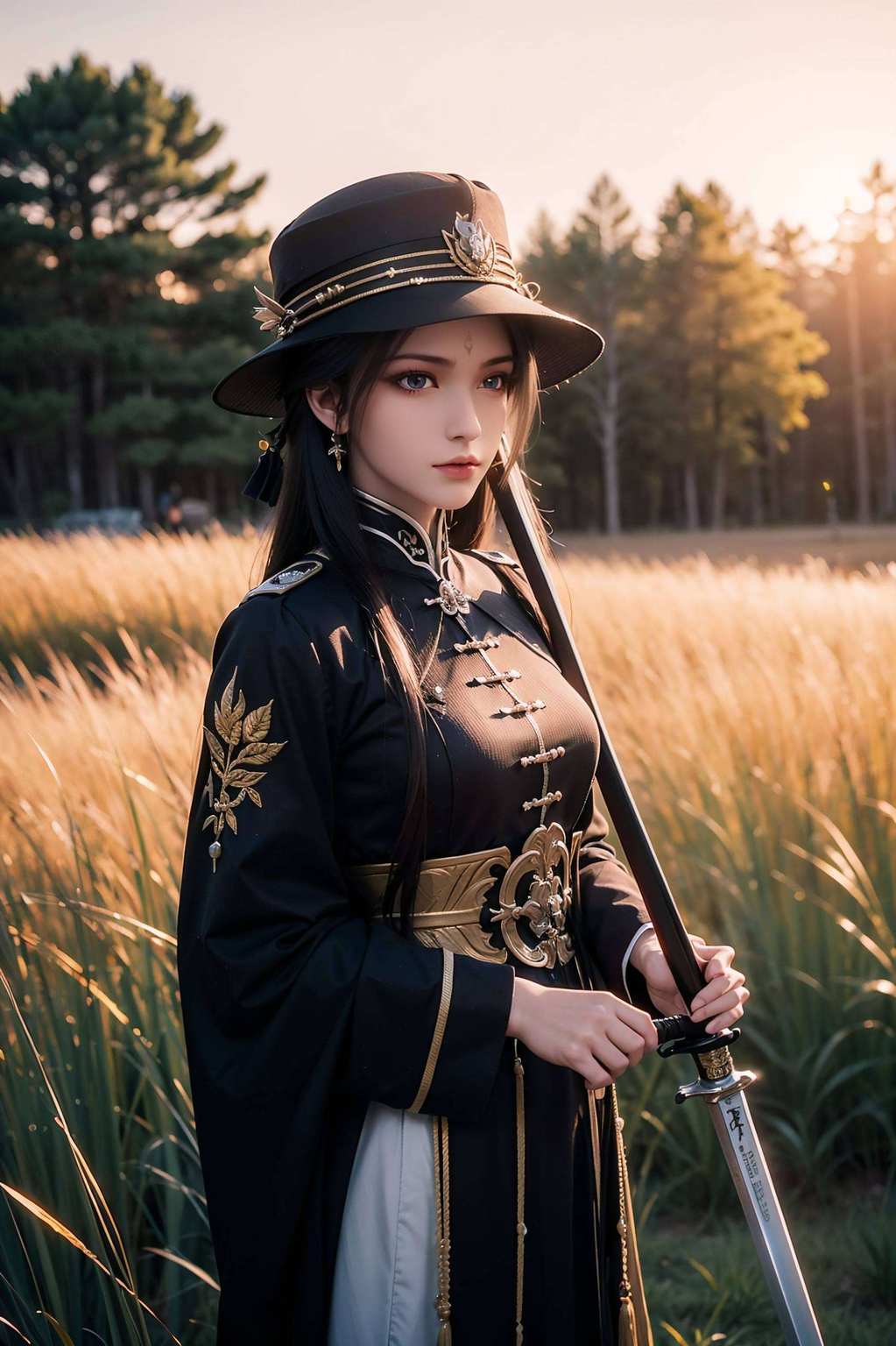 仿佛整个屏幕都在玄幻世界中飘荡剑舞飘逸