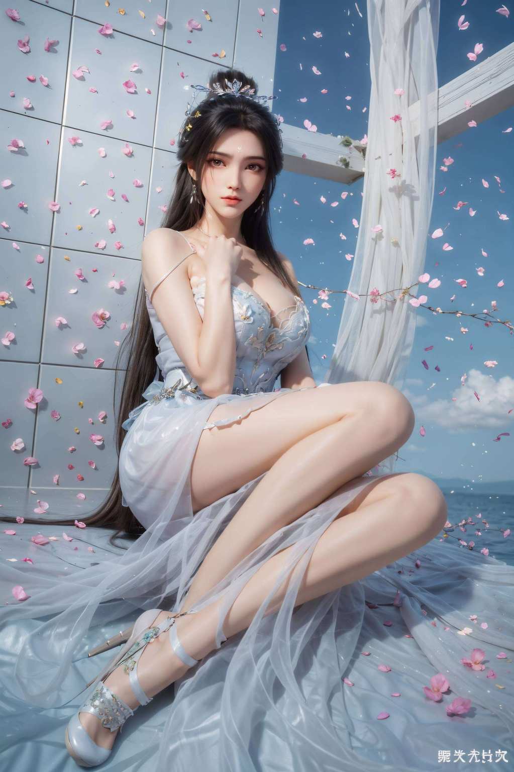 每当看到白衣女侠陆雪琪的壁纸都是对美好情感的抒发