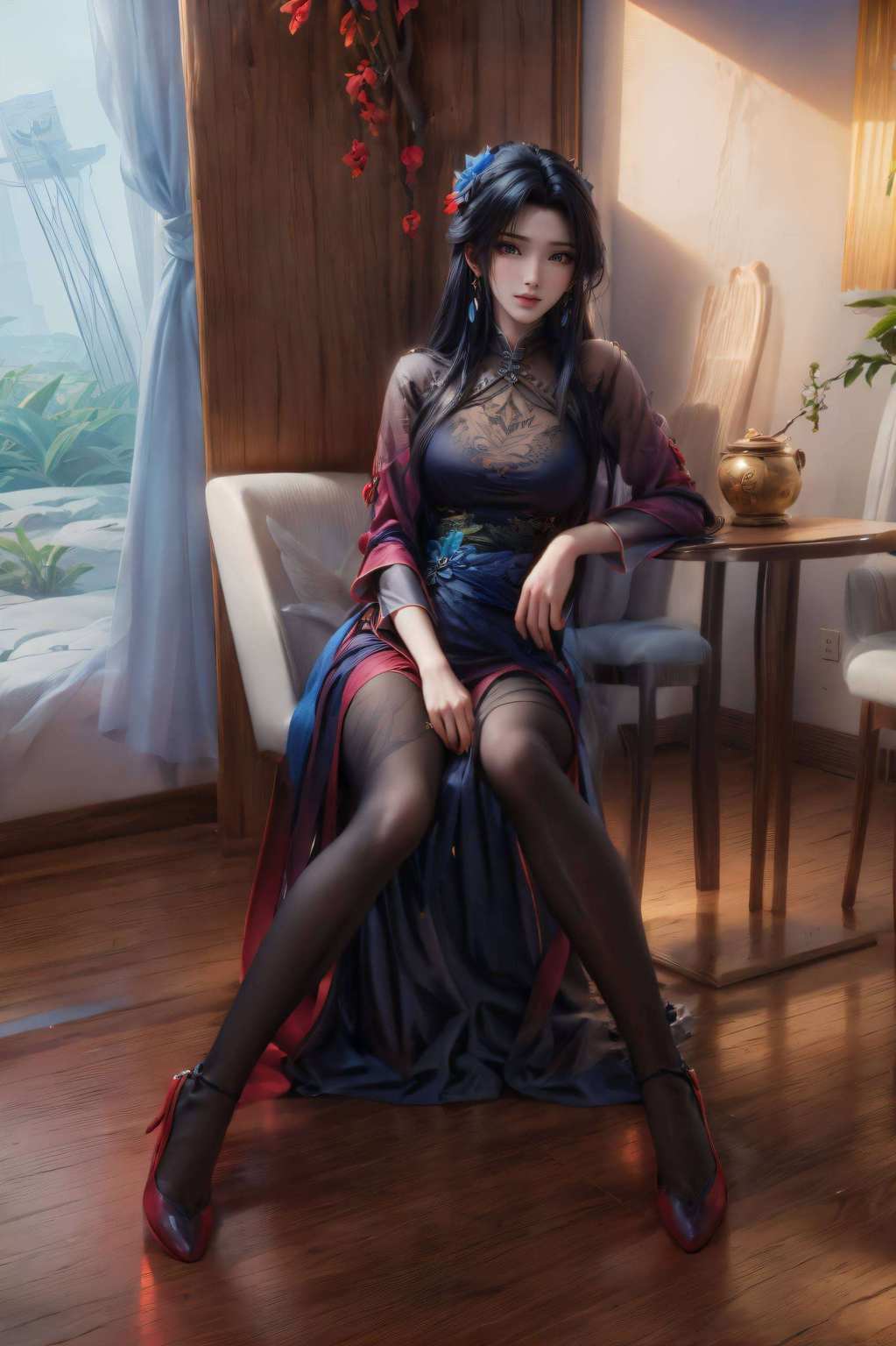 作为国漫中的女神代表如同诛仙世界中最纯净的雪花