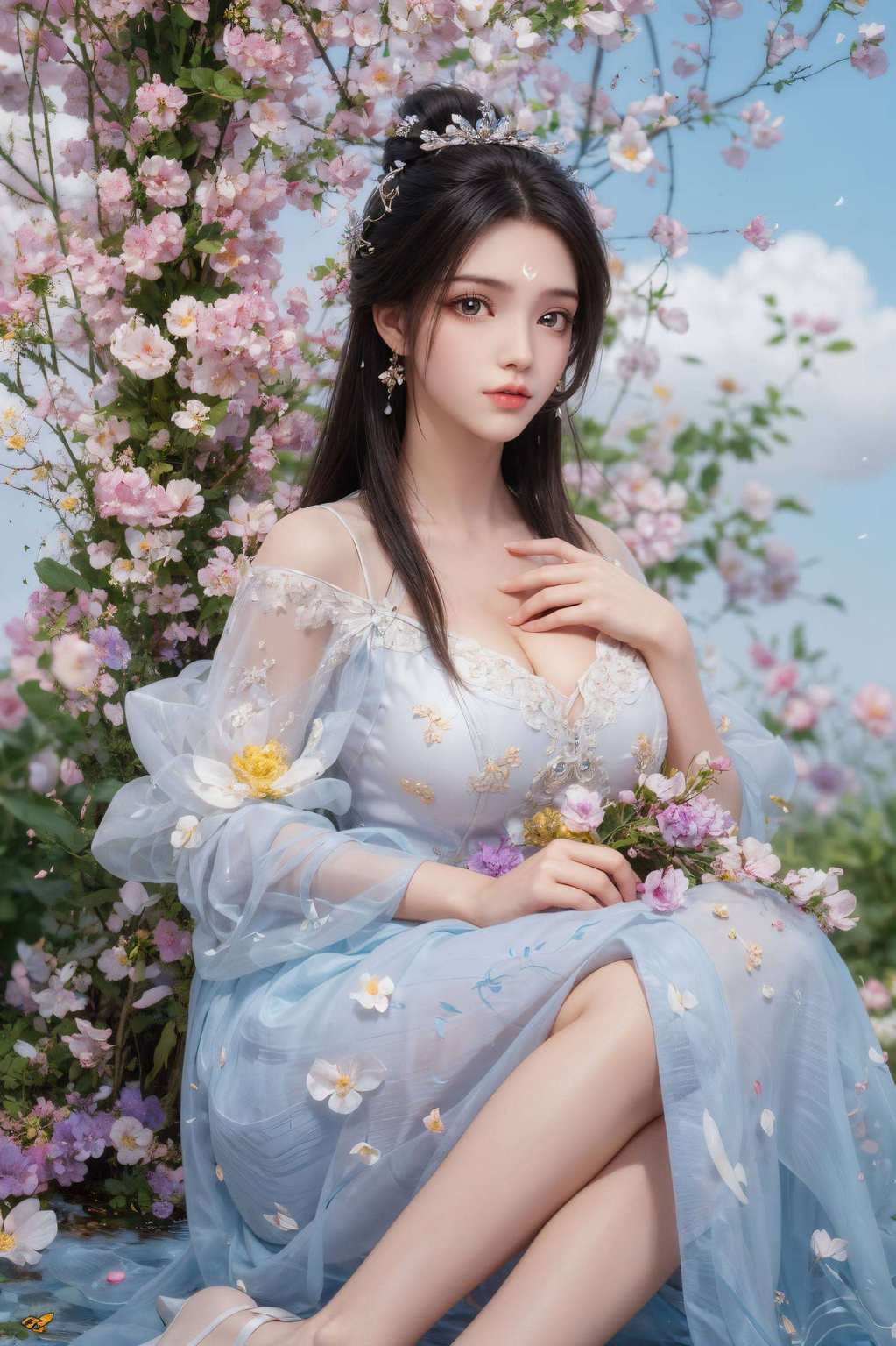 如同《诛仙》中那抹清丽的风景更是将国漫美女的韵味与玄幻元素完美融合