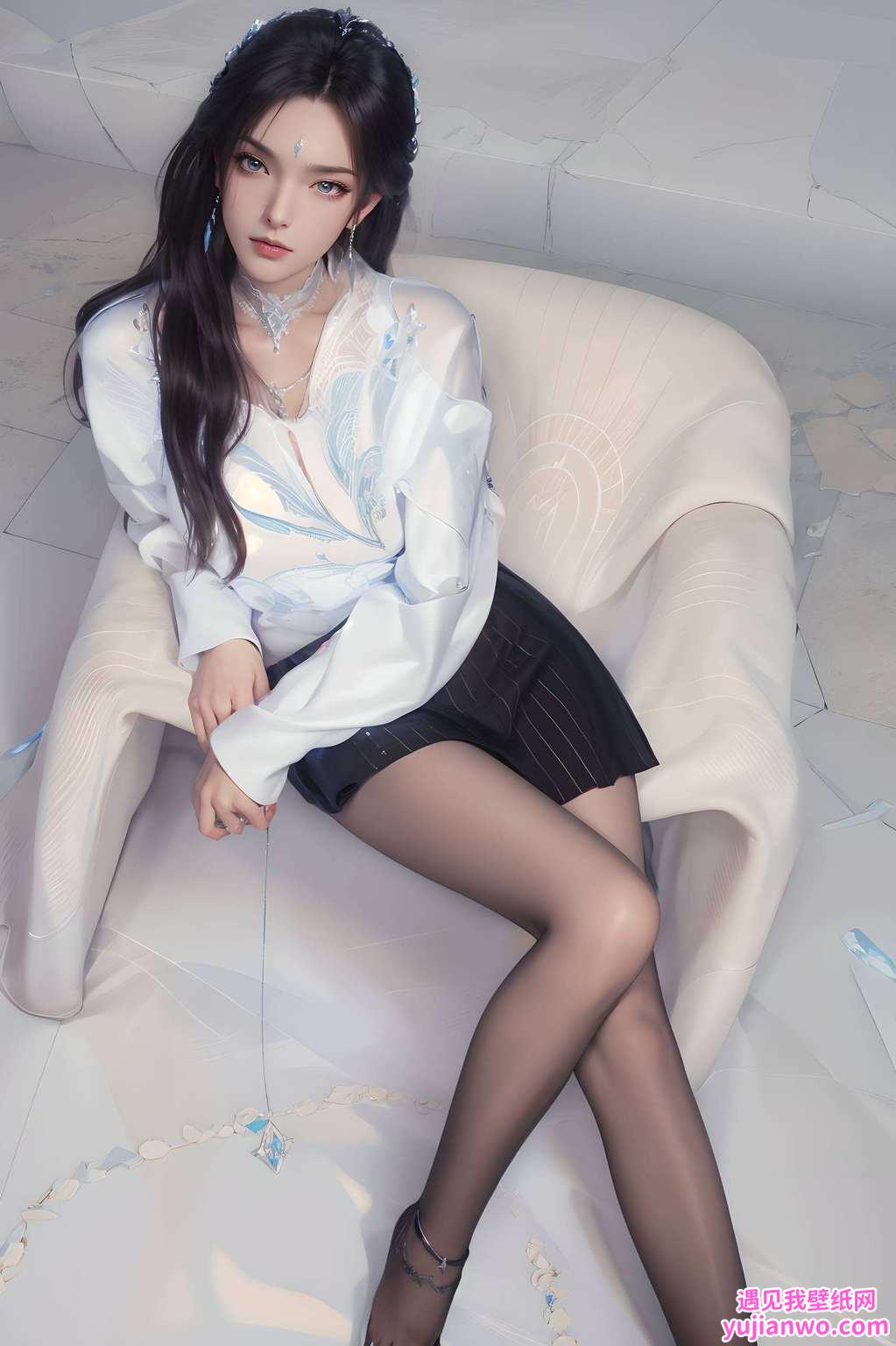 两位国漫美女她是《诛仙》中的高冷女神