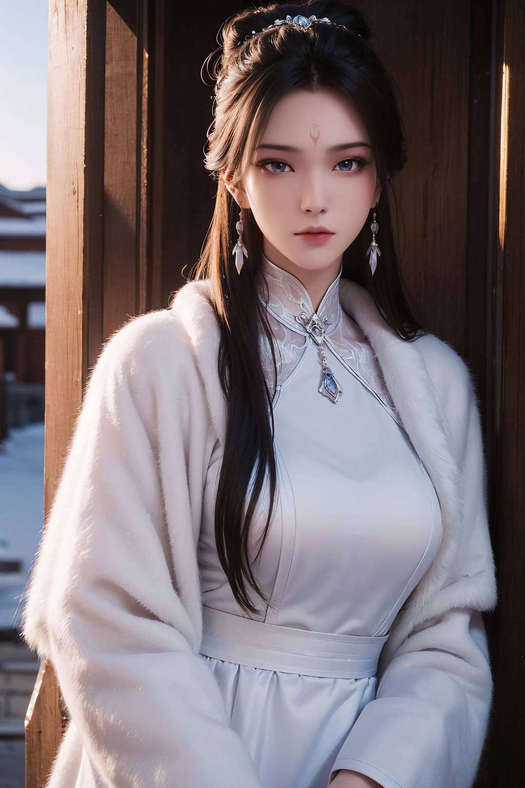 图中陆雪琪小时候模样吾有一壁纸