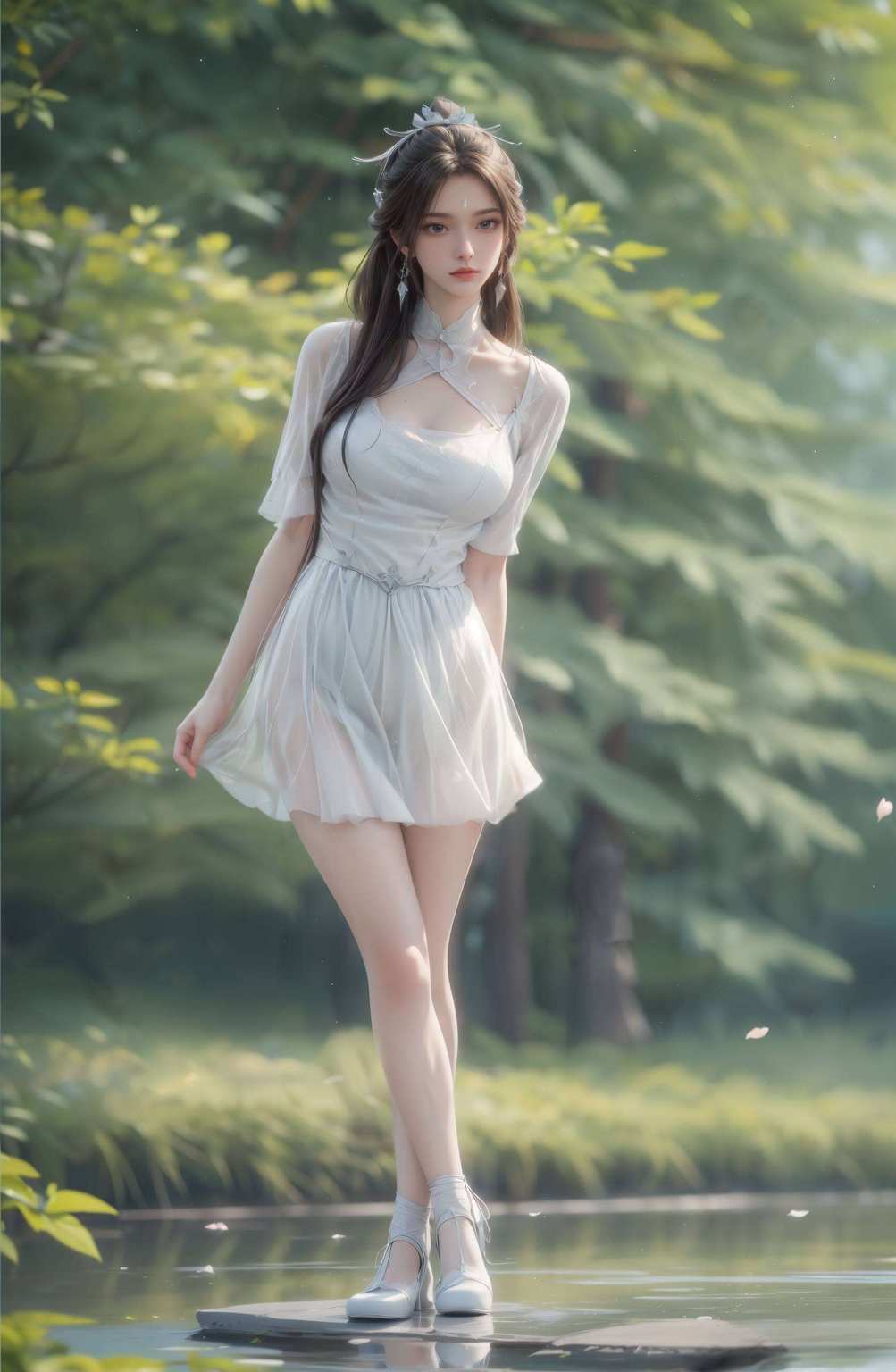 陆雪琪翩翩舞剑动漫女神之美