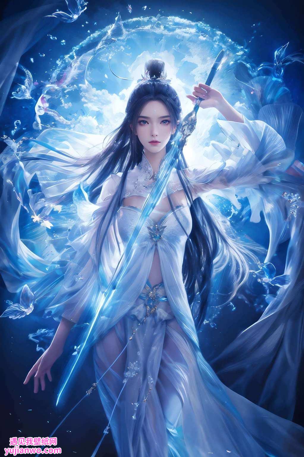 国漫女神漫步在岁月的长河中