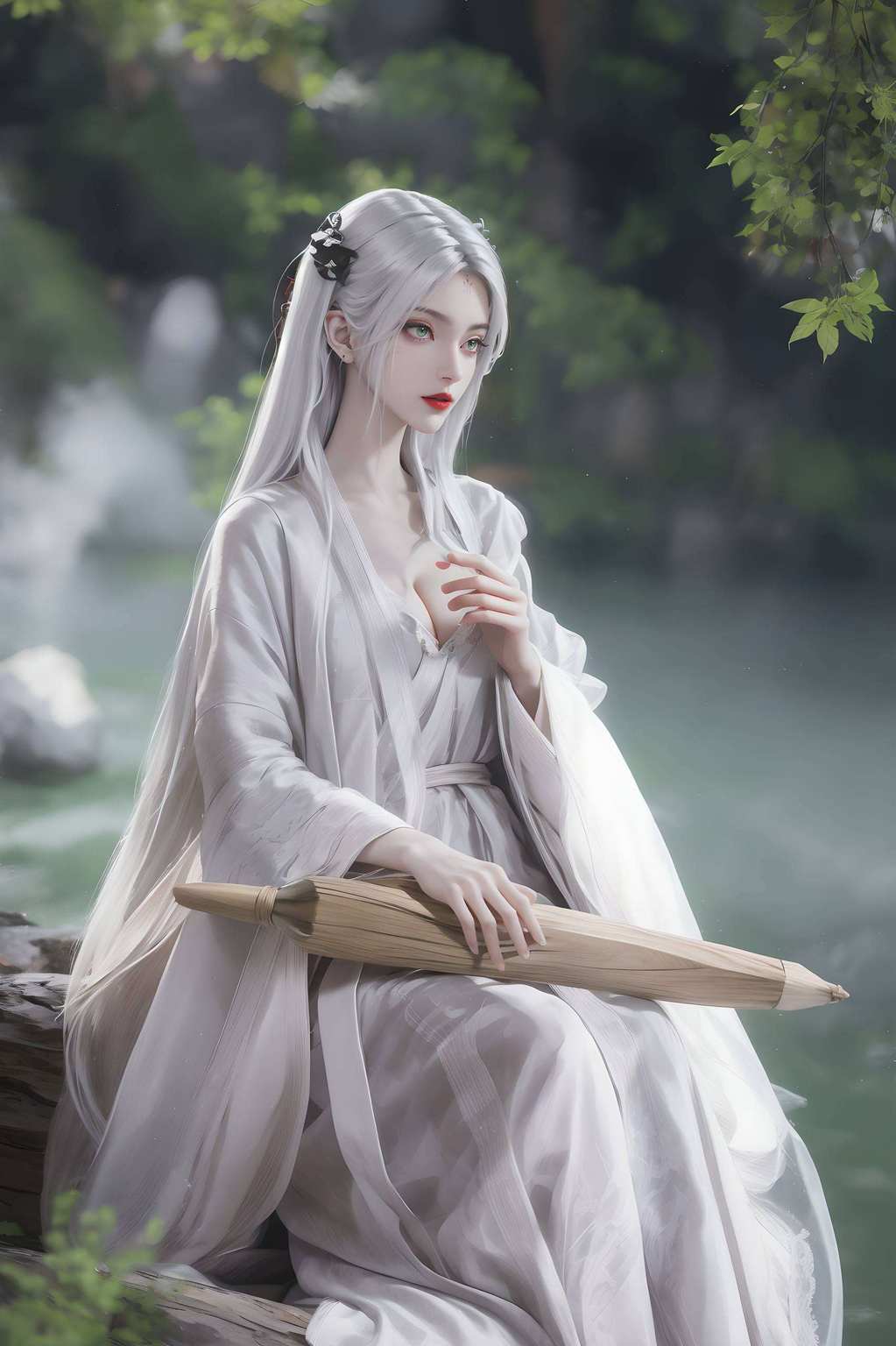 美得如此不真实尽在这一刻的凝视中